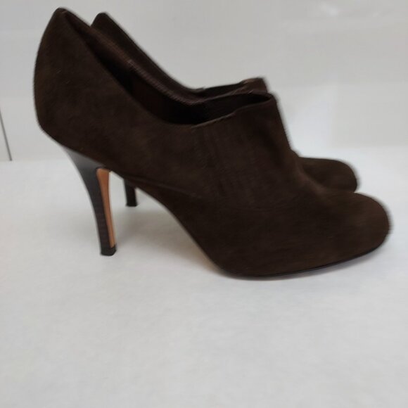 Cole Haan Air Talia Gore Heel Women's 8 B Brown Suede Stiletto Grip Sole Slip On - Picture 4 of 15